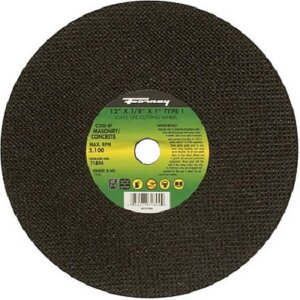 Forney 71894 Type 1 Masonry & Asphalt Cut-Off Wheel 12”x1/8”x1”