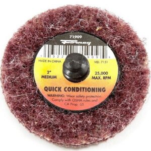 Forney 71909 Quick Change Medium Grit Surface Prep Pad 2”