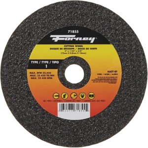 Forney 71855 Type 1 Metal Cut-Off Wheel 3”x1/32”x3/8”