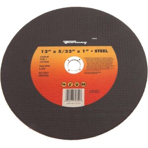 Forney 72352 Type 1 Metal Cutting Wheel 12”x5/32”x1”