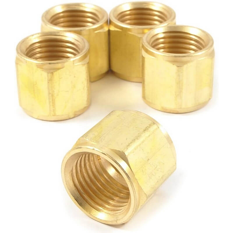 Forney 86125 B Size Oxygen Hose Nuts 9/16” 5 pk