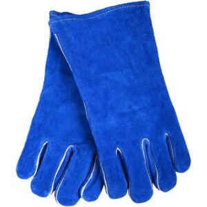 Forney Premium Blue Large Leather Welding Gloves