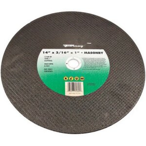 Forney Masonry/Asphalt Chop Saw Blade 14″x3/16″x1″