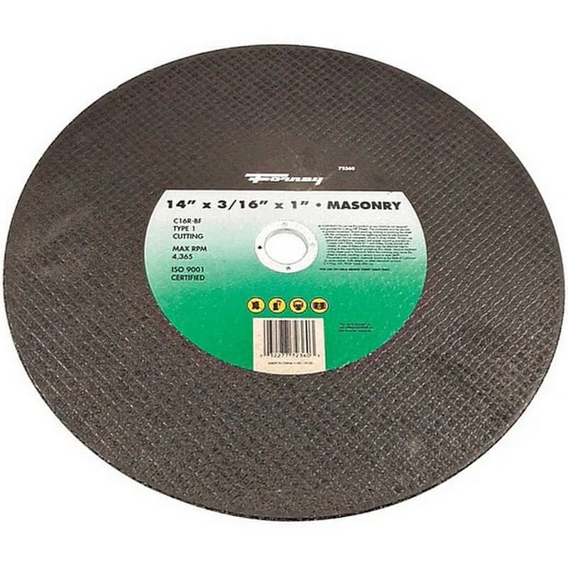 Forney Masonry/Asphalt Chop Saw Blade 14″x3/16″x1″