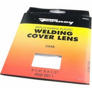 Forney Clear Plastic Welding Cover Lens 5-1/4″x4-1/2″