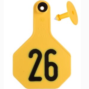 Y-Tex 3 Star Yellow Ear Tags 26-50