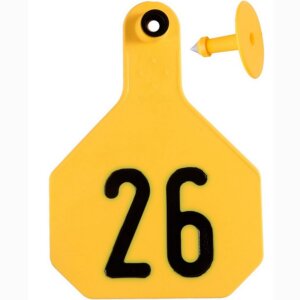 Y-Tex Yellow Cow Tags 26-50