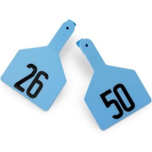 Z-Tag Blue Cow Tags 26-50