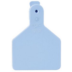 Z1 No Snag Blank Blue Calf Tags 25 Ct