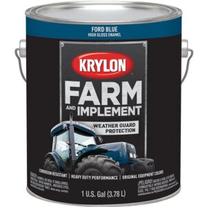 Krylon High Gloss Ford Blue Farm Equipment Paint 1 gal