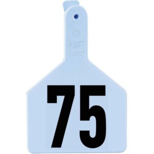 Z Tag Cow Blue 51-75