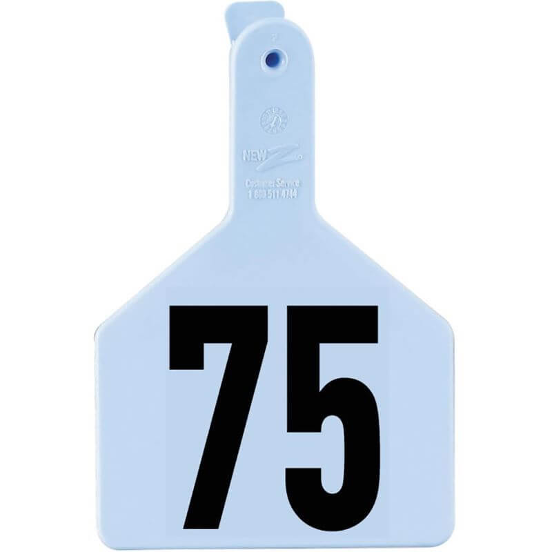 Z Tag Cow Blue 51-75