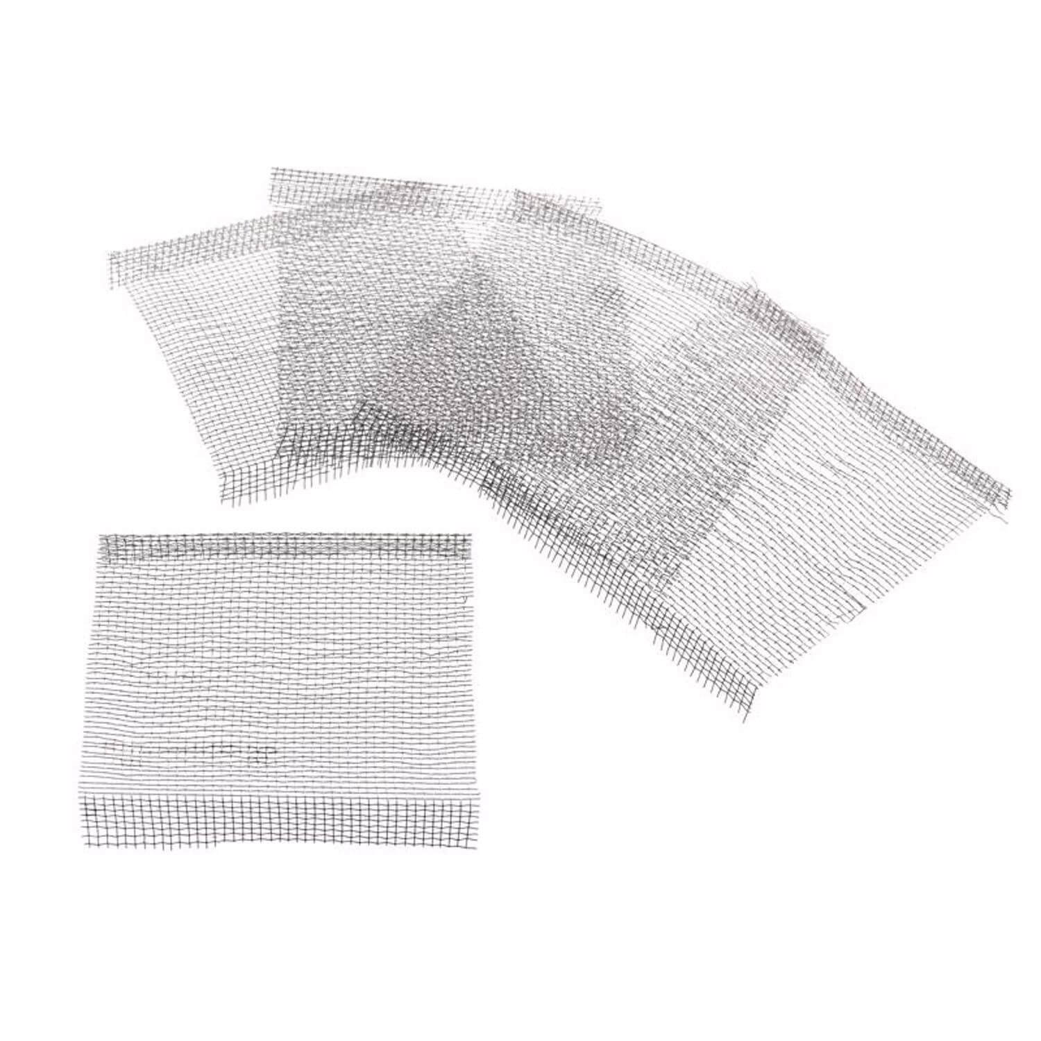 Ace Gray Aluminum Screen Repair Patches 3”x3” 5 pk