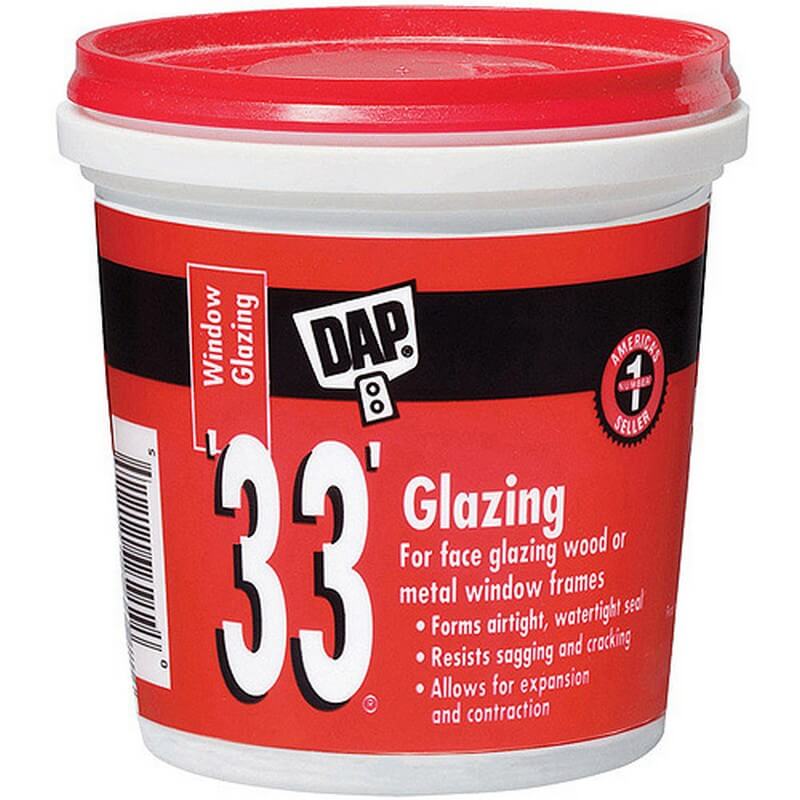 DAP 33 White Window Glazing Compound 1 pt