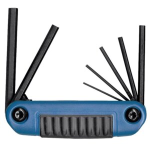 Eklind Ergo-Fold Metrix Hex Key Set 7 pc