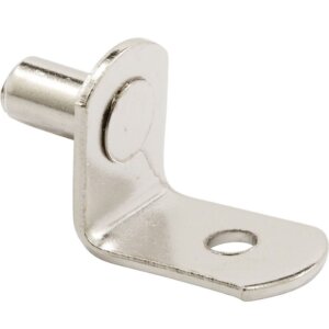 Prime-Line Nickel Finish Shelf Support Pegs 1/4” 8 pk