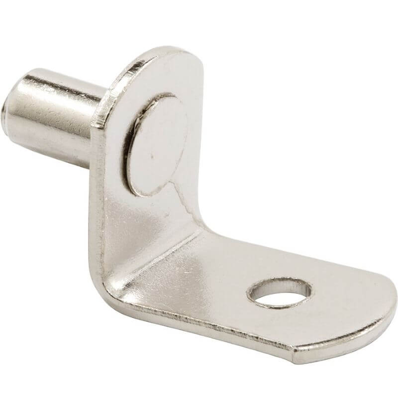 Prime-Line Nickel Finish Shelf Support Pegs 1/4” 8 pk