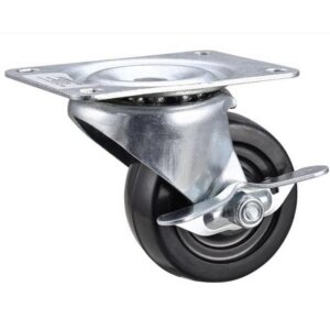 Projex Soft Rubber Swivel Plate Caster 3”