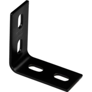 National Hardware Black Heavy-Duty Corner Brace 3.1”x1.5”x1/8”