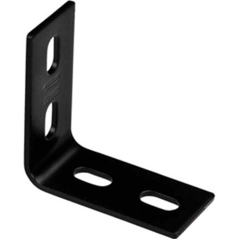 National Hardware Black Heavy-Duty Corner Brace 3.1”x1.5”x1/8”
