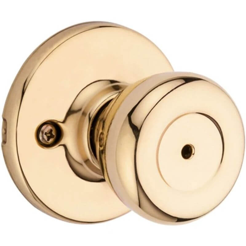 Kwikset Tylo Polished Brass Privacy Lockset