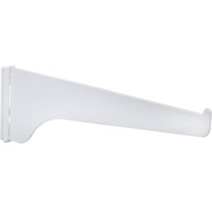 Knape & Vogt Series 80 White Steel Shelf Standard Bracket 12”