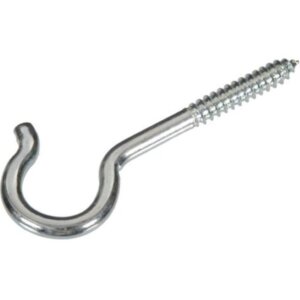 Hillman Zinc-Plated Round Ceiling Screw Hook #6×3-3/8”