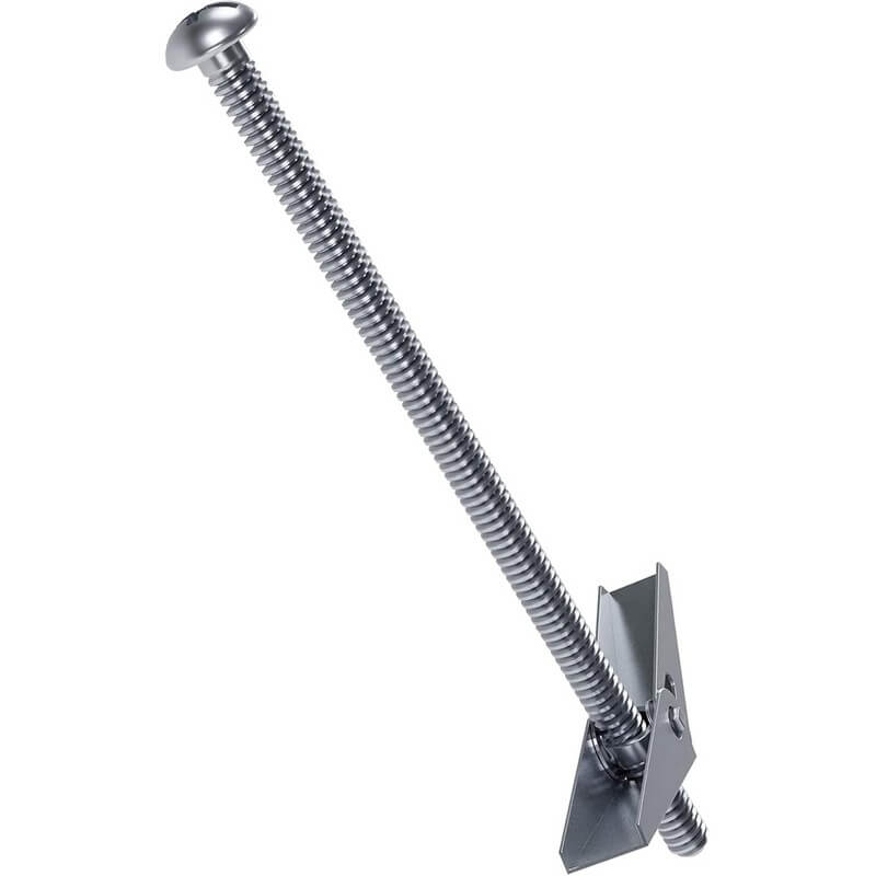 Hillman Zinc-Plated Steel Round Head Toggle Bolt 3/8”x4” 25 pk