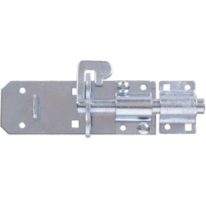 Hillman Zinc-Plated Steel Extra Heavy-Duty Padlock Bolt Latch 6”