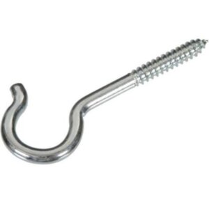 Hillman Zinc-Plated Round Ceiling Screw Hook #14x1-5/16”