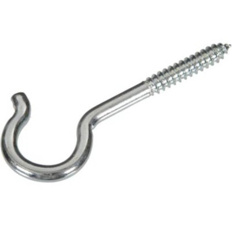 Hillman Zinc-Plated Round Ceiling Screw Hook #14x1-5/16”
