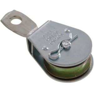 Hillman Single Sheave Heavy Duty Steel Swivel Eye Pulleys 3” 2 pk