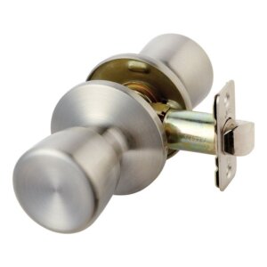 Ace Tulip Satin Stainless Steel Right or Left Handed Passage Door Knob Set