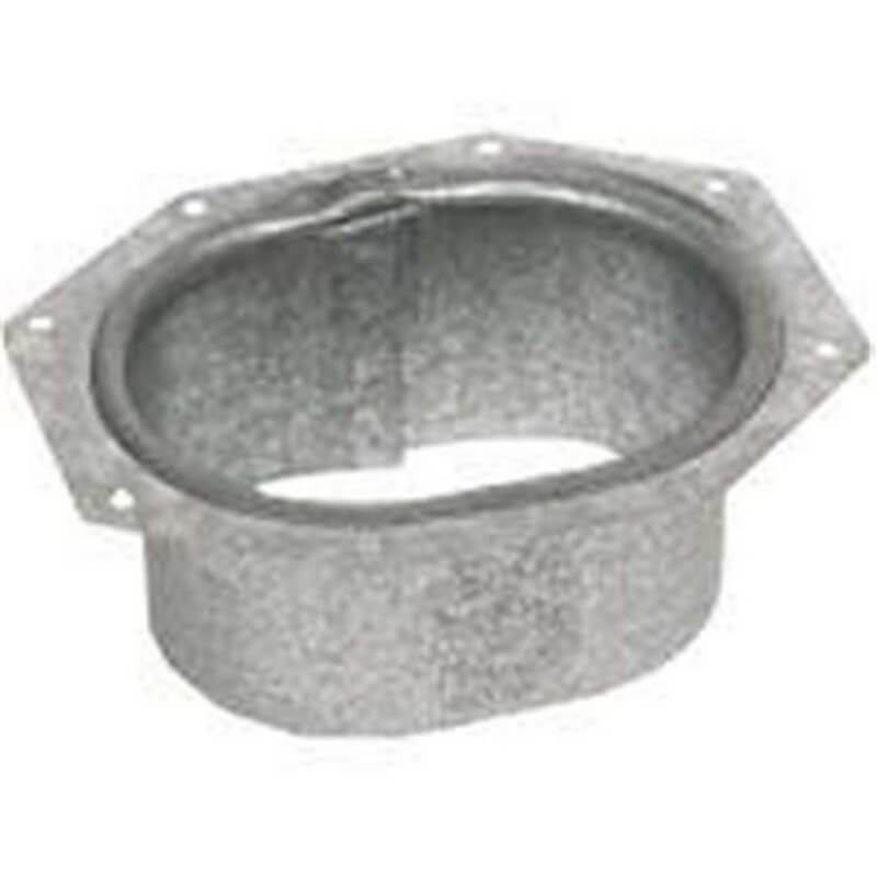 Amerimax Galvanized Steel K Gutter Outlet 2” x 3”