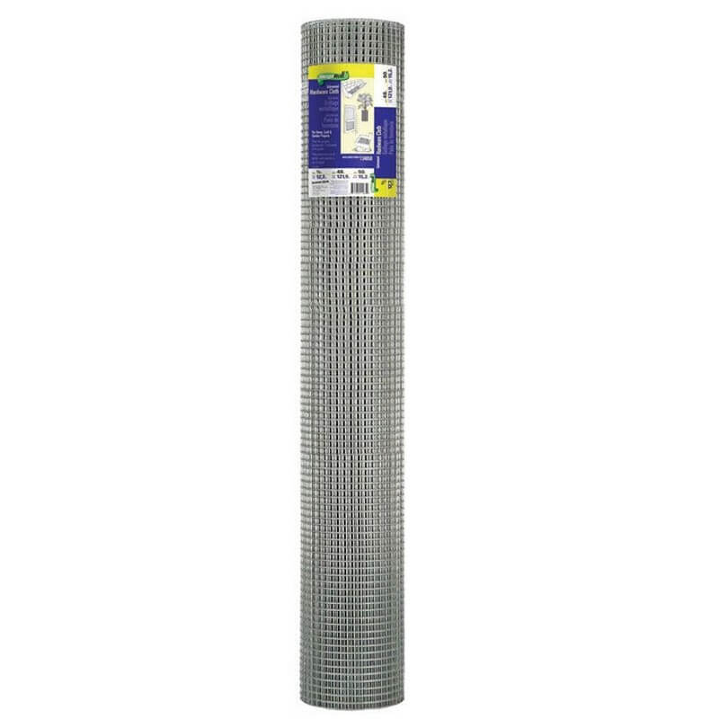 Garden Craft Galvanized Steel Hardware Cloth 1/2 inch Mesh 48 inch x 50 feet