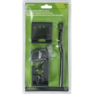 Hillman Black Heavy Duty Automatic Gate Latch