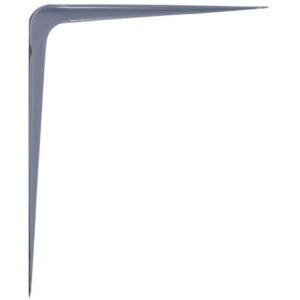 Hillman Gray Steel Shelf Bracket 12”x14”