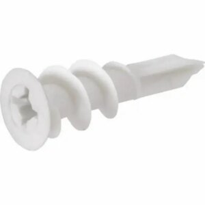 Hillman Ribbed Nylon Self-Drilling Drywall Anchors #6 x 1-1/2” 100 pk