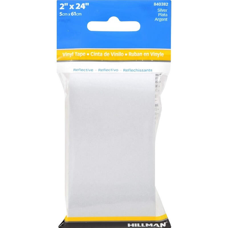Hillman Silver Reflective Safety Tape 2”x24”