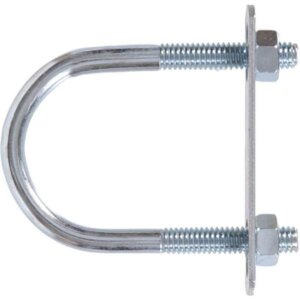 Hillman U-Bolt with Plate and Hex Nuts 5_16”x3”x1-3_4”