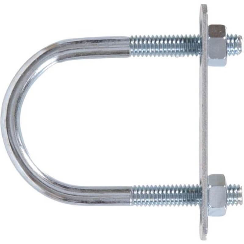 Hillman U-Bolt with Plate and Hex Nuts 5_16”x3”x1-3_4”