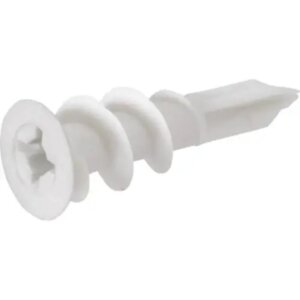 Hillman Nylon Ribbed Head Drywall Anchors #8 1/2”x1-1/2” 100 pk