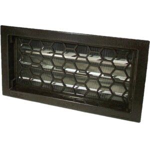 Air Vent RMBL Black Plastic Foundation Vent 9-1/2”x17-1/2”