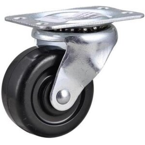 Projex Soft Rubber Swivel Plate Caster 2” 90 lb