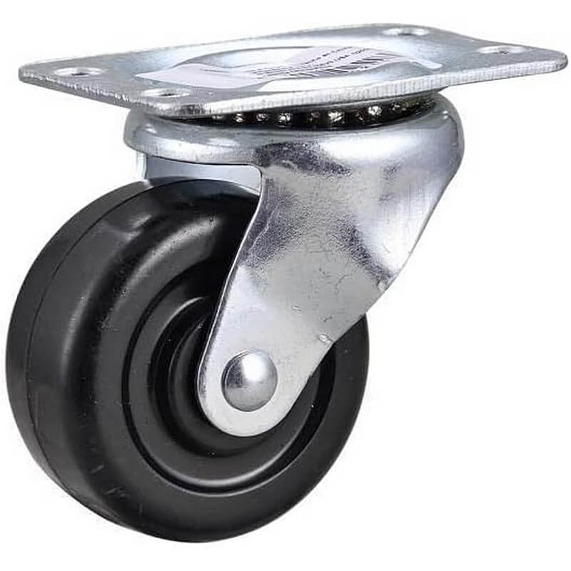 Projex Soft Rubber Swivel Plate Caster 2” 90 lb