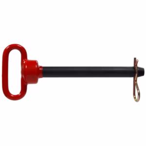 Hillman Black Steel Receiver Hitch Pin with Clip 1-1/8”x8-1/2”